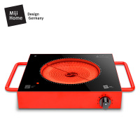Miji Home\米技 R1多功能小型爆炒家用电陶炉家用爆炒煮茶单眼单圈台式远红外福热炉2100W大功率火锅烧烤炉