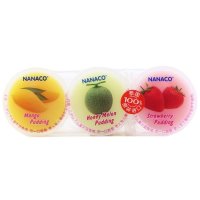 NANACO布丁果冻(芒果味+哈密瓜味+草莓味)80g