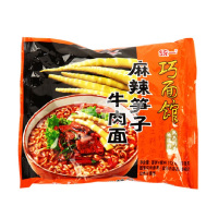 统一巧面馆麻辣食府麻辣笋子牛肉袋面112g