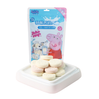 小猪佩奇乳酸钙奶片糖80g