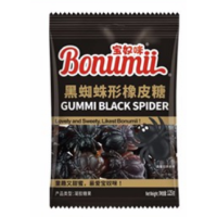 宝奴咪黑蜘蛛形橡皮糖125g