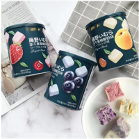 藤野一村罐装酸奶块草莓味冻干草莓80g