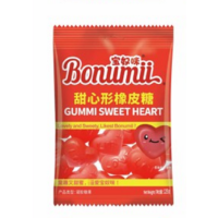宝奴咪甜心形橡皮糖125g