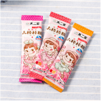 不二家玫瑰花大棒棒糖9g(玫瑰黄桃味)