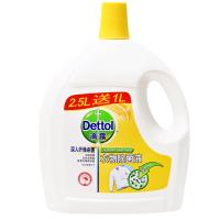 滴露(Dettol) 衣物除菌液 清新柠檬 2.5L+1L 特惠装 家用衣物消毒液 与洗衣液、柔顺剂配合使用