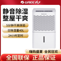 格力(GREE)除湿机抽湿机家用办公室别墅地下室吸湿器大功率静音智能干燥机客厅卧室书房去湿机 40/天DH40EM