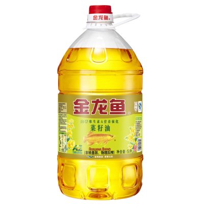金龙鱼AE纯香菜籽油5L 非转基因(新老包装随机发货)