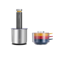 东菱(Donlim)DL-5028绞肉机不锈钢1.2L家用小型电动搅拌棒机器辅食佐料机 绞辣椒绞蒜大容量备餐