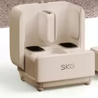 SKG按摩器足疗凳C9系列1代 气囊按摩热敷滚轮刮痧角度可调可折叠式足腿一体