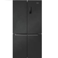 奥马(Homa) BCD-536WDMM/BI 536升对开门冰箱一级能效 风冷无霜双变频 熔岩墨玉