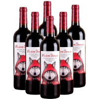 原瓶进口阿根廷干红葡萄酒14.5%vol门多萨产区礼盒装小红帽红酒750ml*2瓶