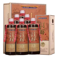 酱酒53度酱香白酒500ml/瓶*6瓶纯粮酿造12987真酱香型白酒