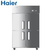 海尔(Haier)SL-1050D4S厨房冰箱商用立式四门冰柜饭店食堂酒店餐厅后厨不锈钢铜管双系统四门全冷冻