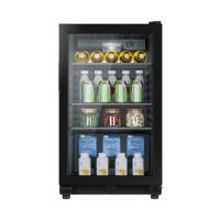 海尔(Haier) LC-98H 冰吧冷藏家用单门化妆品冰箱小型饮料柜办公室透明玻璃门茶叶保鲜红酒立式柜