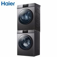 海尔(Haier)XQG100-B06+HG100-06 全自动家用大容量+10KG热泵干衣机56℃低温护衣洗烘干套装