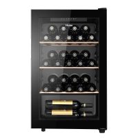 Haier海尔JC-93GHUD1 红酒柜93升红酒储存冷藏柜精确控温 红酒储存柜商用家用 触摸屏控制30瓶装