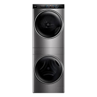 海尔H9 B1010洗干套机10公斤全自动玉墨银新一级能效节能大容量彩色屏电脑控制