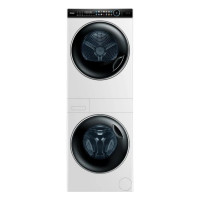 海尔(Haier)H9B1010W前开式滚筒变频烘干机10千克热泵LCD数码显示冰雪白