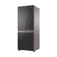 海尔冰箱BCD-406WLHTDEDSLU1 四开门十字门双变频家用电手机控制玻璃面板