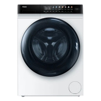 海尔(Haier)EG100MATE7WU1滚筒洗衣机10KG容量水洗除菌螨直驱变频 智能投放 15分钟速洗 摇篮柔洗