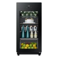 海尔(Haier)LC-139LH69D1 立式冰柜单门小型迷你冰箱 139升全冷藏