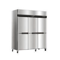 海尔(Haier)SL-1486C4D2W 新六开门商用厨房冰箱冰柜全冷藏全冷冻鲜不锈钢橱柜冰箱冷柜 风冷无霜/六门双温