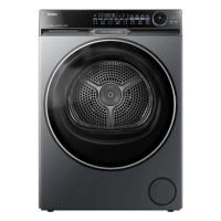 海尔(Haier)HGS100-556 10公斤双擎热泵变频干衣机极夜灰双擎双变频热泵+3D透视烘+高端护理