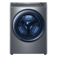 海尔(Haier)XQG100-HBD14396LU1精华洗滚筒洗衣机10公斤洗烘一体超大筒径精华洗洗烘一体超薄