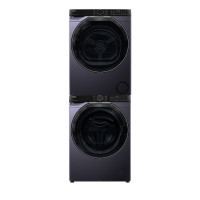 Haier/海尔XQG100-BLDE557B+GA100-S557B洗烘套装双擎热泵烘干机