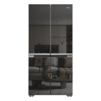 海尔(Haier)BCD-625WLHTD2BD5U1海尔625L米兰系列 超薄零嵌 黑钻镜面冰箱