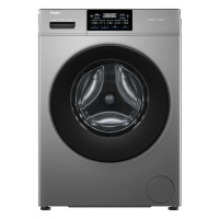 海尔XQG100-606H10公斤初色系列滚筒洗衣机超薄570mm机身六维减震1.1洗净比3D内筒博卡灰