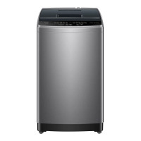 海尔全自动波轮洗衣机XQB100-L527H 博卡灰 10kg大容量不锈钢内桶低噪节能智能显示屏家用三口之家理想选择