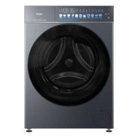 海尔(Haier)XQG100-BSEG78H9U1全自动10kg智能滚筒洗衣机天悦系列前开式LED数码屏设计1级能效灰