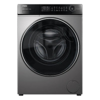 海尔(Haier)全自动滚筒洗衣机XQG100-BDE518S 10kg银灰独立式智能APP控制1级能效51分贝