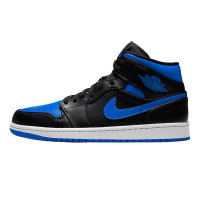 Air Jordan 1 MID Royal AJ1皇家蓝黑蓝中帮篮球鞋554724-068