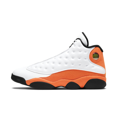 耐克Air Jordan13 AJ13 男女扣碎白橙篮球鞋 414571-108