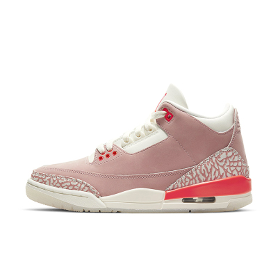 耐克Air Jordan 3 AJ3 樱花粉 白粉 女款气垫休闲 CK9246-600