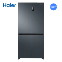海尔 BCD-466WGHTDEDC9十字对开门冰箱 466L 冰箱家用十字对开门嵌入四开门一级能效