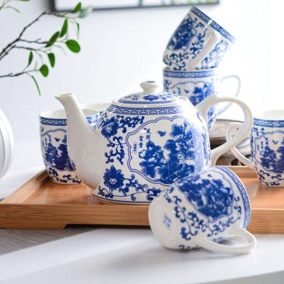 茶具套装家用整套茶杯茶壶茶盘套装功夫茶具泡茶壶水杯喝茶陶瓷杯