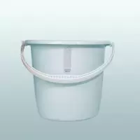 水桶家用带盖塑料手提加厚拖把桶大号储水桶学生宿舍洗澡桶洗衣桶 23升北欧蓝水桶
