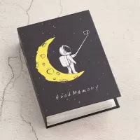 拍立得照片3寸4寸200张相册本纪念册LOMO大容量家庭影集插页三寸 月球 4寸200张(发货一本)