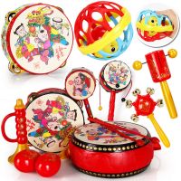 婴儿摇铃3-6-9个月婴幼儿响铃拨浪鼓一岁宝宝男女孩益智早教玩具