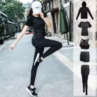 瑜伽服套装女健身服修身显瘦跑步服运动套装速干衣新款运动服户外