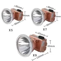 一号1号X9X10头灯LED高亮强光充电户外头戴式手电筒夜钓鱼X11