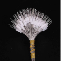 太空豆硅胶优质透明小号橄榄型顶豆竿稍锁紧豆圆柱形钓鱼散装