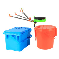 新款超轻钓箱全套多功能可坐钓鱼桶装鱼桶钓鱼箱野钓桶活鱼桶