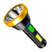 探照手电筒强光充电超亮户外多功能氙气家用耐用大容量led远射灯