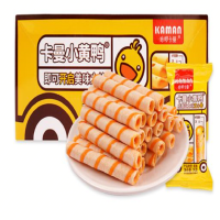 咔啰卡曼咸蛋黄味脆皮蛋卷100g(新)