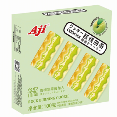 Aji岩烧曲奇-青梅味果酱注心100g