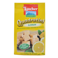 莱家柠檬味粒粒装威化饼干125g